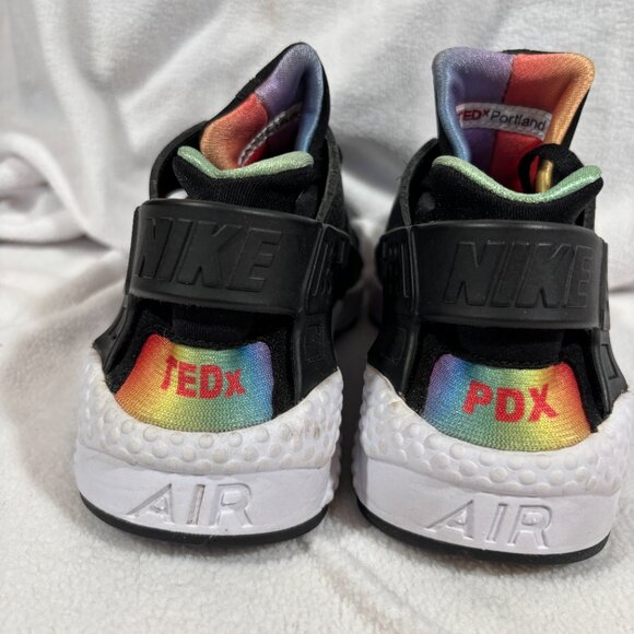 Nike Air Huarache Run Rainbow TEDx PDX Men’s 6 / W 7.5 - Picture 3 of 6
